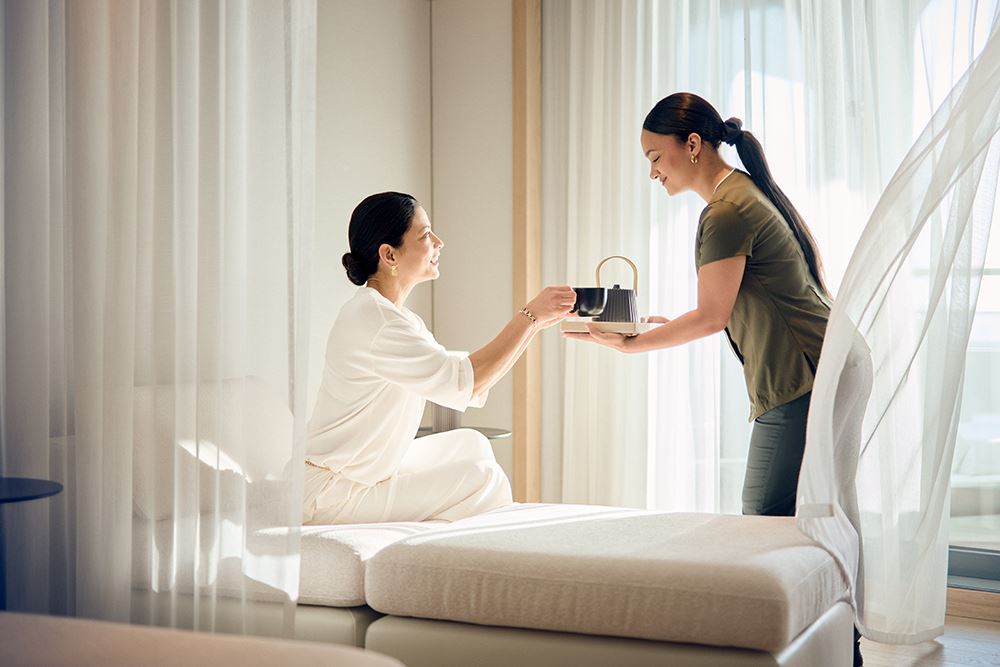 relaxation room on ritz carlton yacht